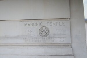 Masonic Temple Marking