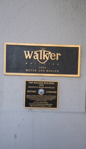 Walker Building Historical Placard